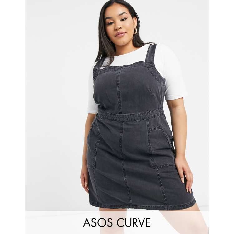 Asos curve pinafore sale