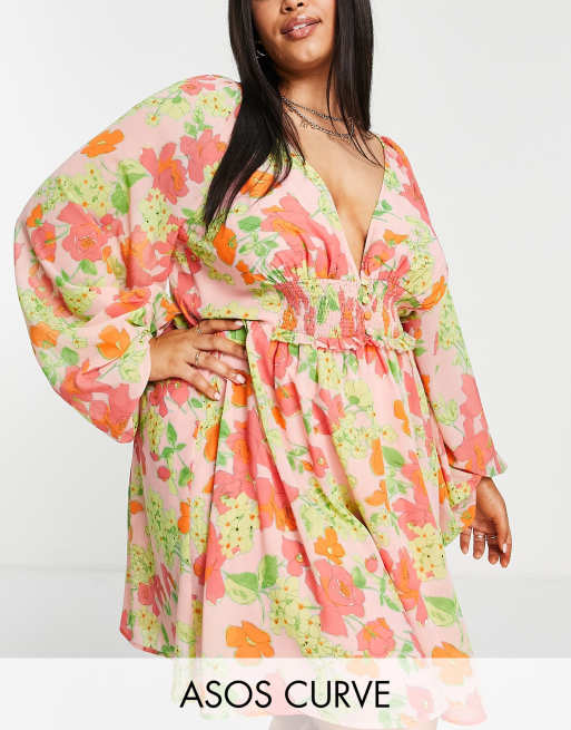 Asos curve hotsell floral dress