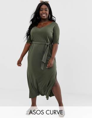 asos belted dress