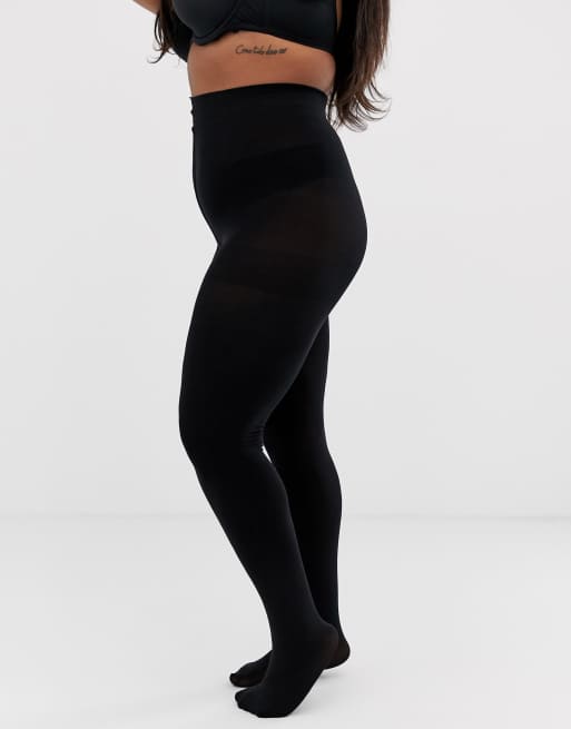 ASOS DESIGN Curve - Sorte 90 denier strømpebukser med ekstra stretch i ny forbedret pasform, 2 af 2