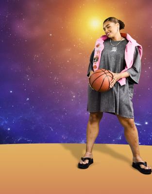 space jam t shirt dress