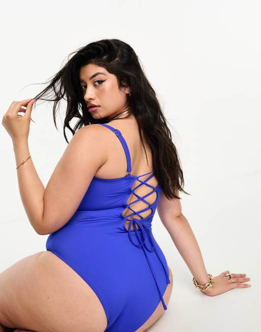 Asos plus size swim online