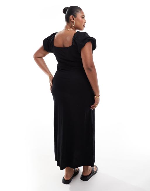 Asos plus size evening gowns sleeves best sale