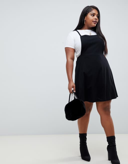 Asos curve 2025 pinafore dress