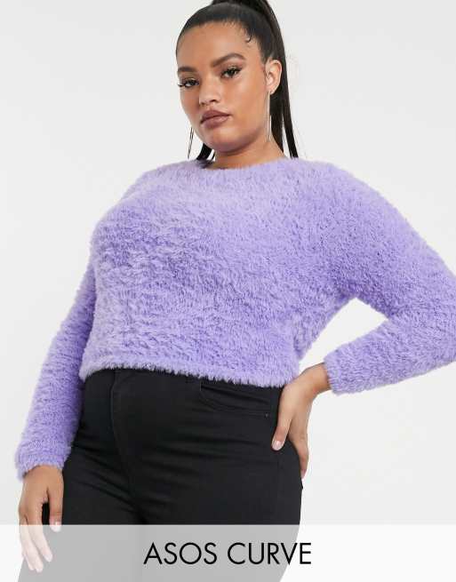 Super deals fuzzy sweater