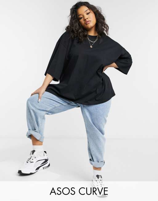 ASOS Oversized T-shirt With Side Split in White for Men