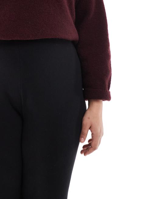 ASOS DESIGN Curve supersoft leggings in cotton modal, 4 of 5