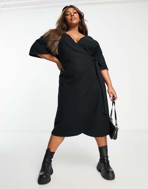 Asos black jumper clearance dress