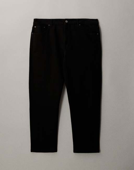 ASOS DESIGN Curve – Svarta jeans i slim fit och mom-modell, 5 av 7