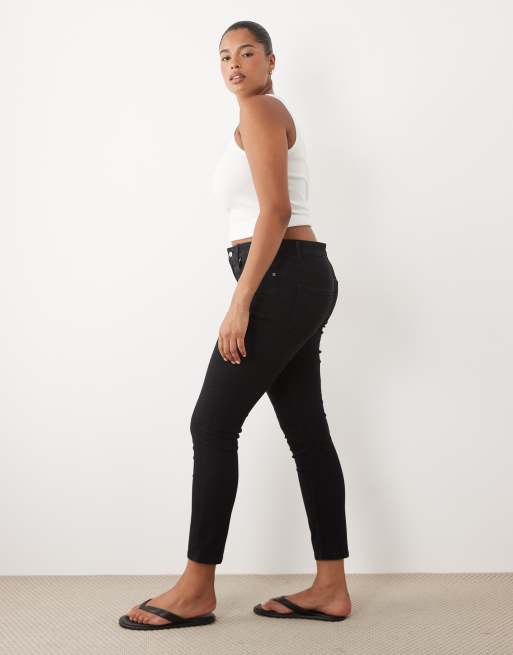ASOS DESIGN Curve – Svarta skinny jeans, 3 av 5