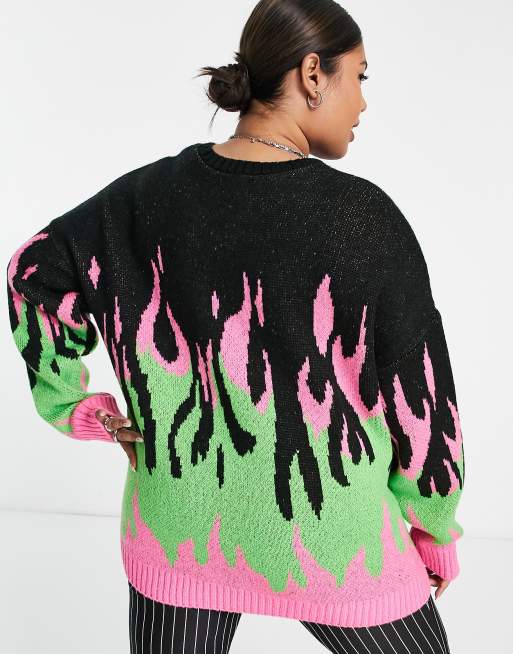 Asos shop flame sweater