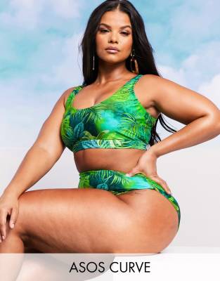 plus size bikini asos