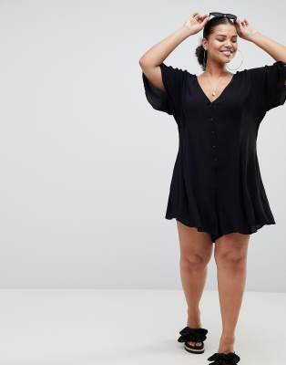 asos curve romper