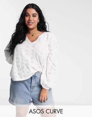 asos plus tops