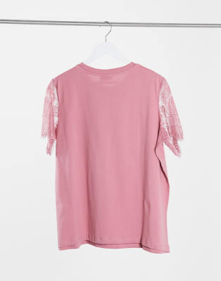 asos pink t shirt