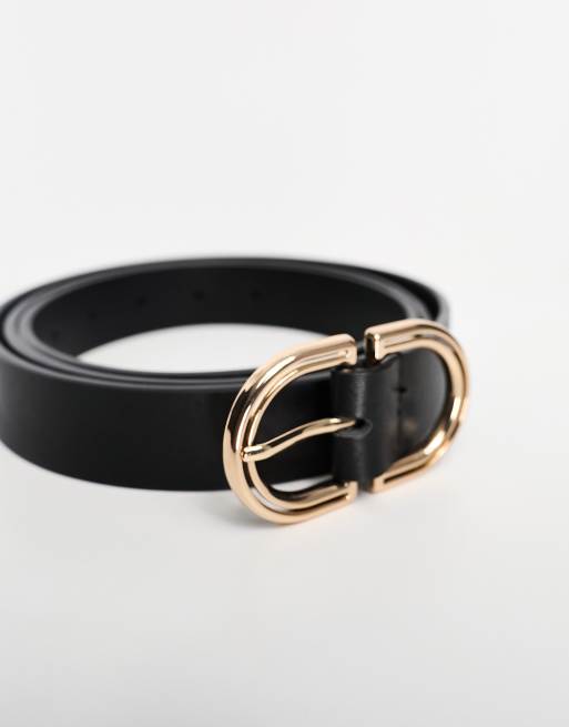 ASOS DESIGN Curve - Taille- en heupriem voor jeans in zwart , 4 van 4