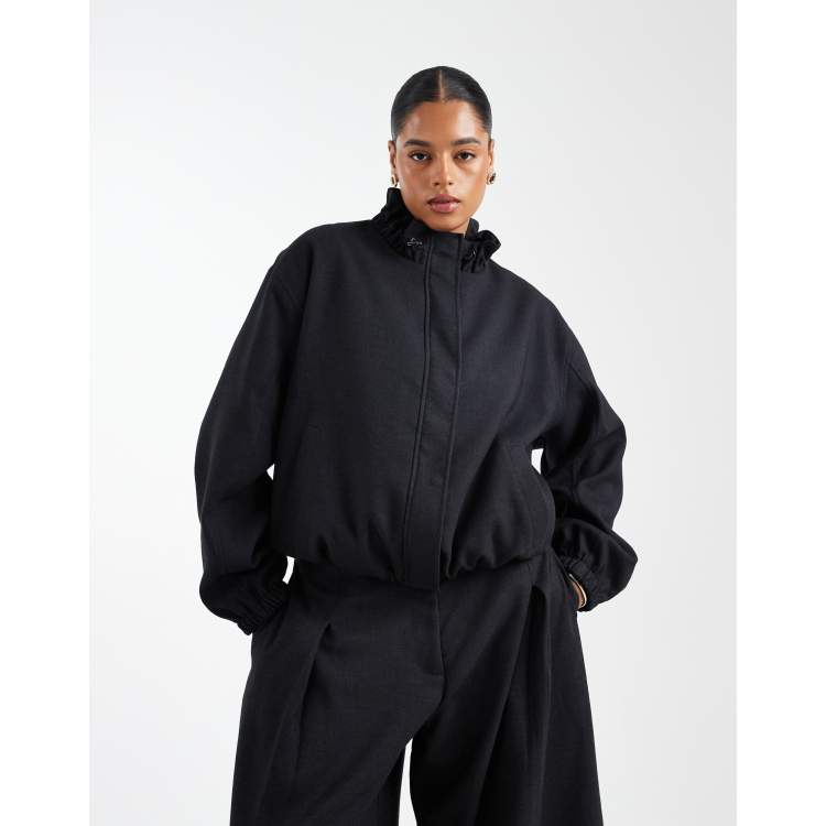 トップス Antonio Vattev 25ss FUNNEL TRACK JACKET 210032242-1-charcoal?$n_750w$&