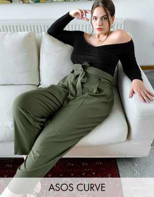 ankle grazer trousers plus size