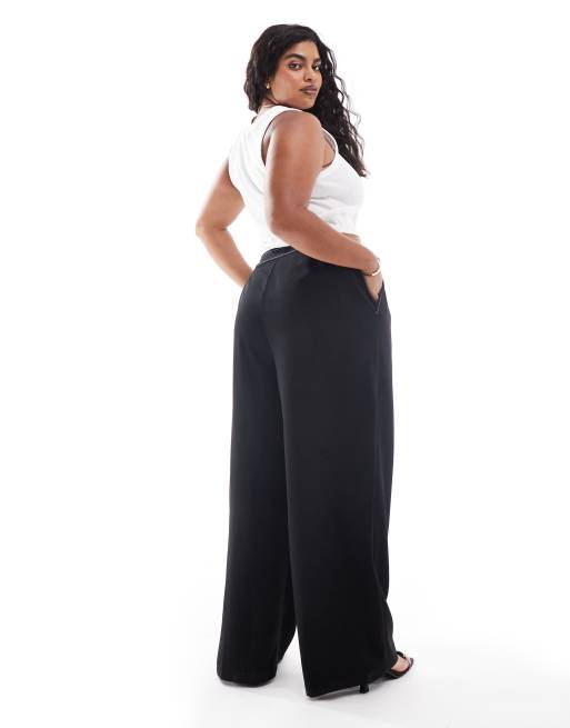 Curve wide leg trousers best sale