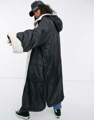 asos curve raincoat