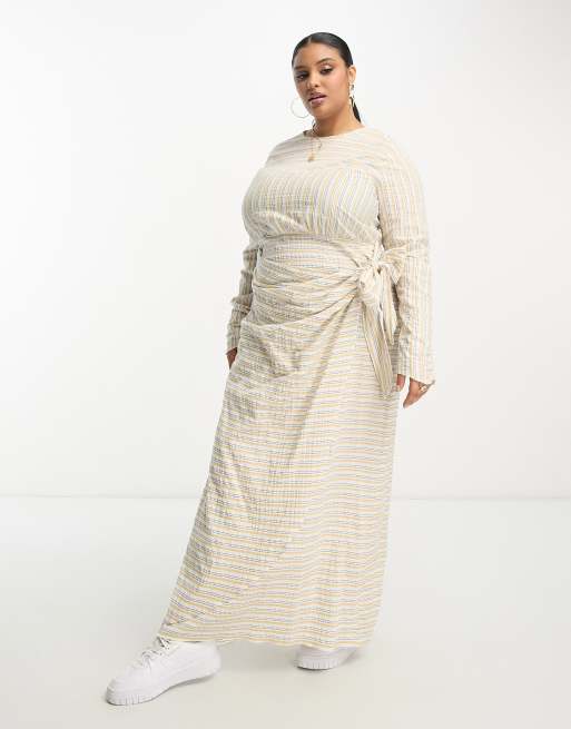 Maxi wrap 2025 skirt plus size