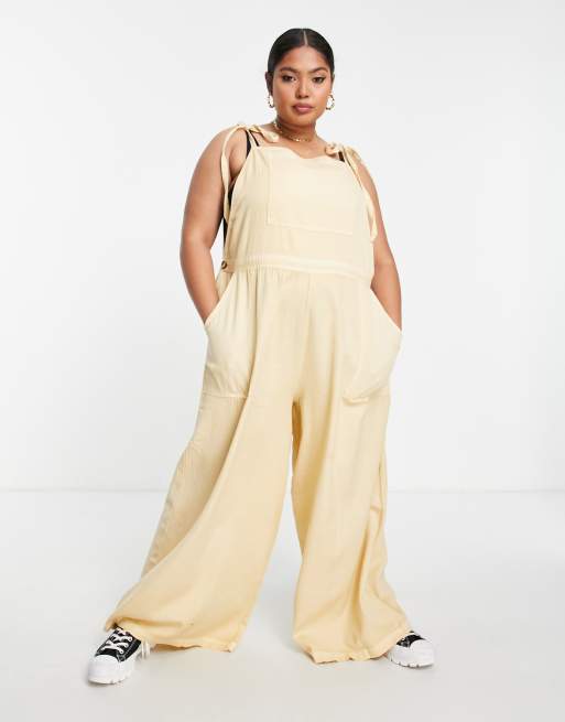 asos curve dungarees