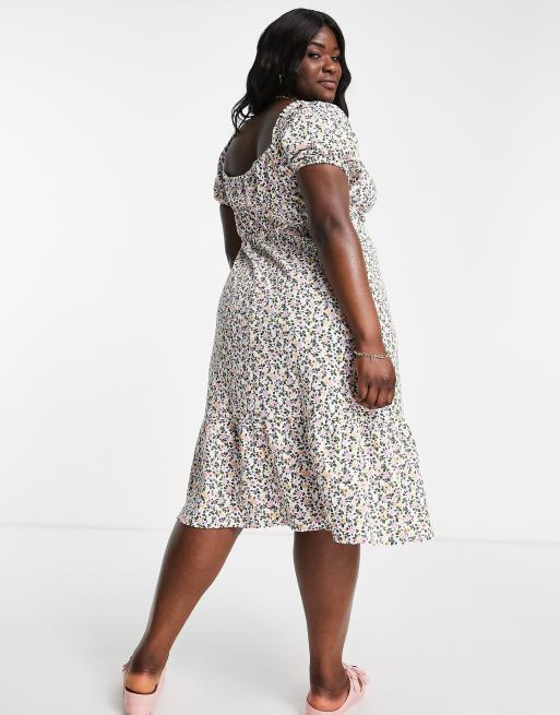 Asos curve sales floral dress