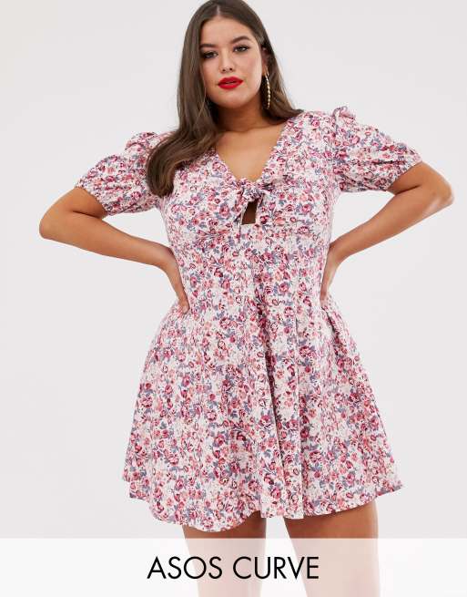 Asos curve tea dress store