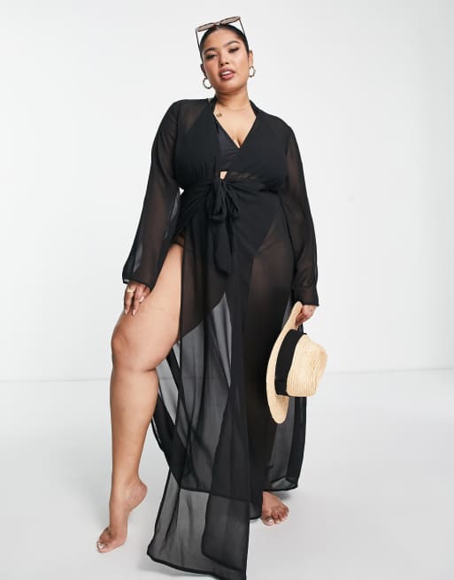 Maxi hot sale beach kimono