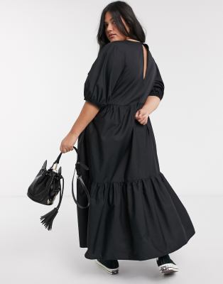 asos cotton midi dress