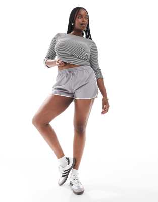 Asos Curve Asos Design Curve Top With Open Twist Back In Multi
