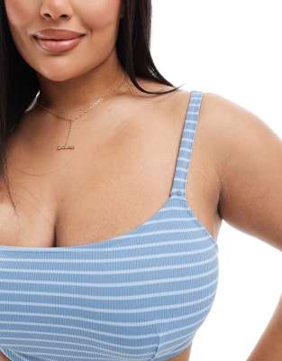 ASOS CURVE ASOS DESIGN CURVE TORI 2 PACK CROPPED BRALETTE 