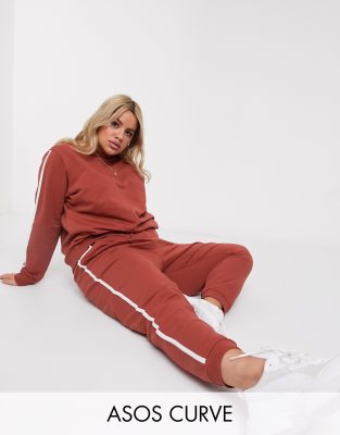 asos plus size tracksuit