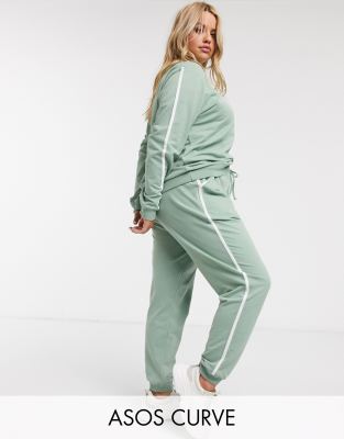 asos plus size tracksuit