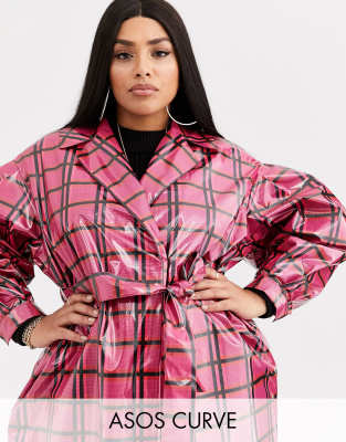 robe vinyle rose
