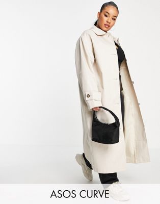 Femme DESIGN Curve - Trench-coat long - Taupe