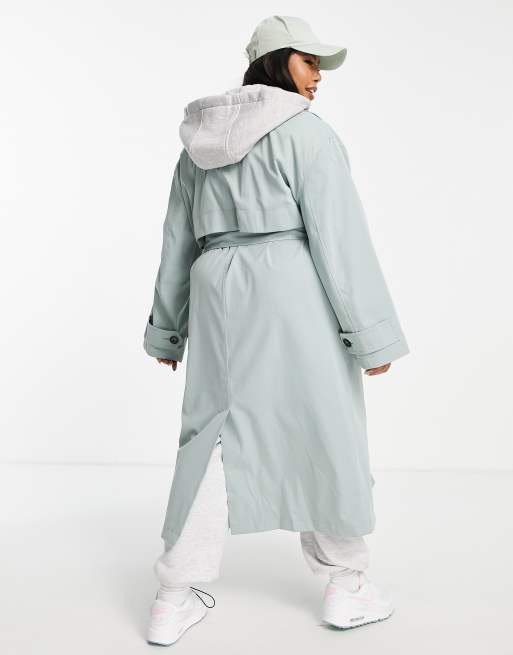 Asos hot sale curve raincoat