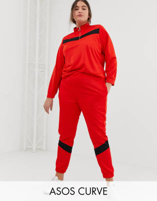 asos plus size tracksuit