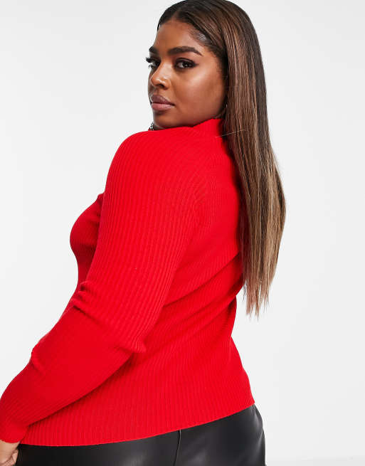 Asos red jumper sale