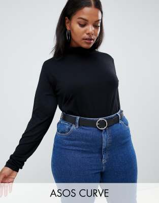 asos blue top