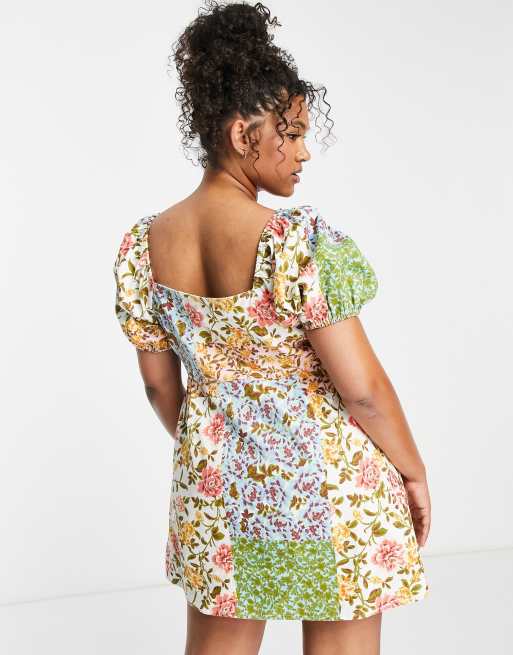 Asos floral tea clearance dress