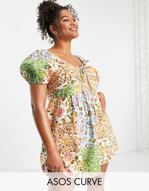 Asos curve tea dress online