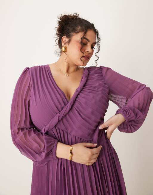 Asos dress purple fashion