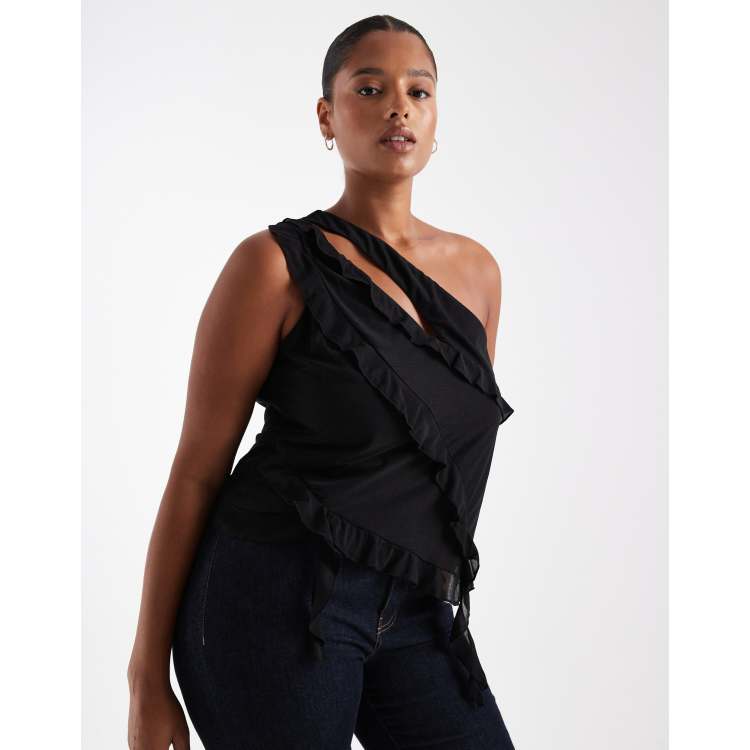 トップス theredthread S loop drape tops black TOPS – THEREDTHREAD