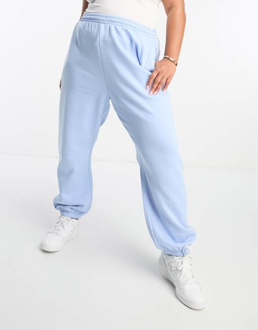 ASOS DESIGN Curve - Ultieme joggingbroek in hemels blauw