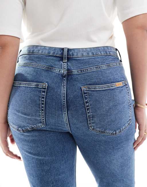 ASOS DESIGN Curve - Ultieme skinny jeans in middenblauw, 4 van 5