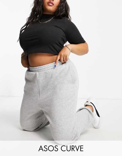 ASOS DESIGN Curve - Ultimate - Joggers grigio mélange - view 1