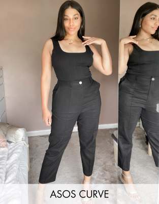 asos plus size pants