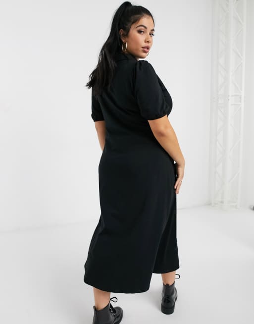 Asos curve outlet black dresses