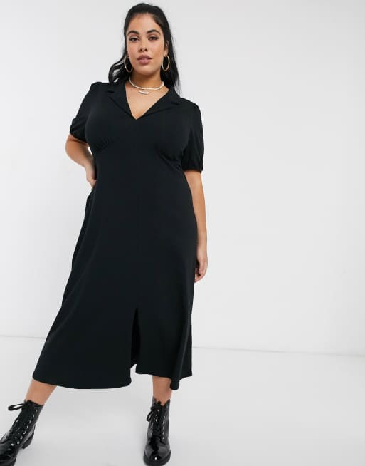 Asos black shop tea dress